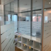 Sichtschutzfolie Büro Glastrennwände d1