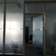 Sichtschutzfolie Büro Glastrennwände d12