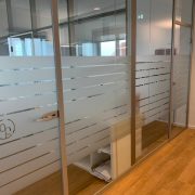 Sichtschutzfolie Büro Glastrennwände d3